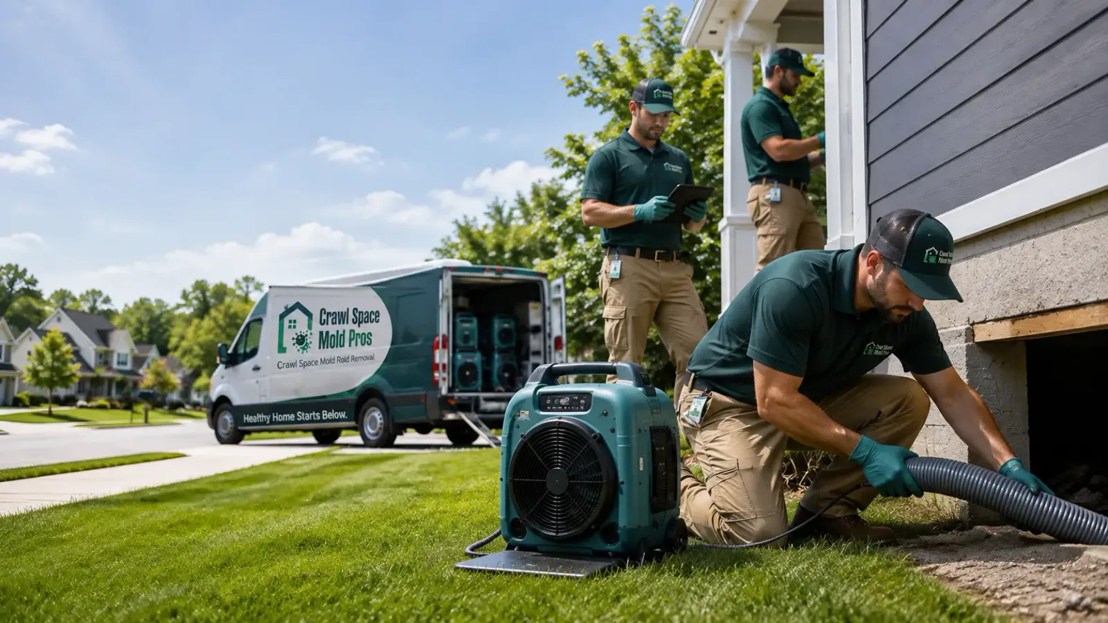 Crawl Space Mold Removal in Churchville, MD